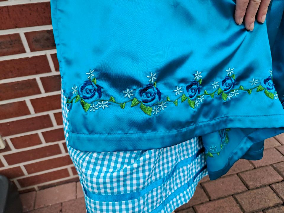 Dirndl Distler Gr. 38 mit Bluse blau / türkis TOP neuwertig in Wadersloh