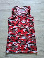 Tank Top in rot camouflage Hessen - Morschen Vorschau
