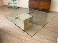 Artedi Coffeetable Travertin Glas Italien Stylisch Aachen - Eilendorf Vorschau