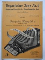 Noten, Ungarischer Tanz Nr. 6; Johannes Brahms; für Piano Akkorde Rheinland-Pfalz - Neustadt an der Weinstraße Vorschau