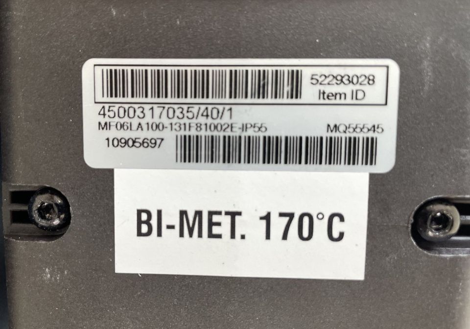 Kone Kran Motor MF06LA100-131F81001E-IP55 SERVO MOTOR 2.1AMP 400V in Krefeld