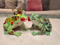 2x Fanciful Frogs Frog Prince & Horny Toad Westland Dekofigur Hessen - Kassel Vorschau