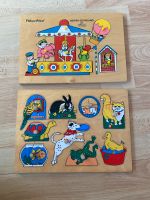 2x Altes Holzpuzzle Fisher Price wooden Puzzle Wandsbek - Hamburg Sasel Vorschau