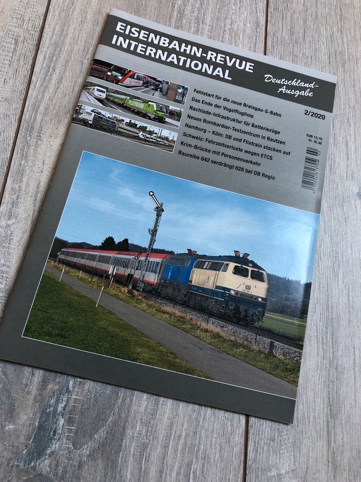 Eisenbahn-Revue International Deutschland-Ausgabe 2/2020 in Emmelsbüll-Horsbüll