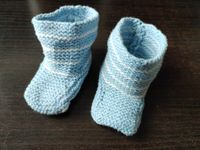 Strickschuhe Gr. 16/17 Schühchen Hausschuhe Babyschuhe Schuhe Hamburg-Nord - Hamburg Eppendorf Vorschau