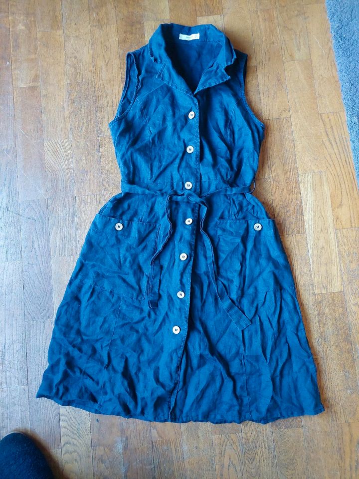 Leinenkleid Kleid blau Mango Gr. M, 38 in Berlin