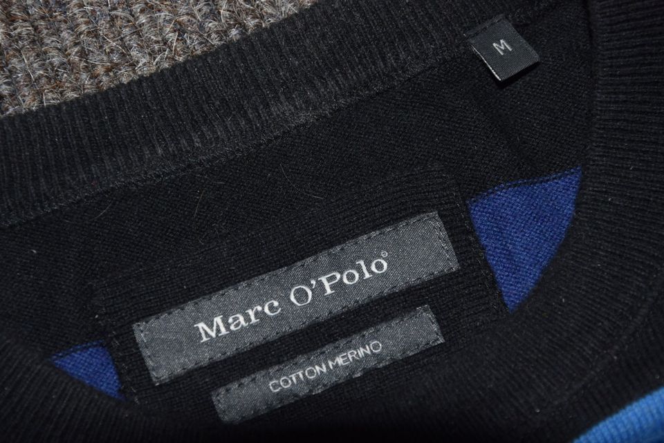 MARC O´POLO / Marco Polo Pullover, Größe M, Merinowolle in Horn-Bad Meinberg