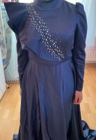 Blauer Abendkleid aus Seide (Saten Abiye) Nordrhein-Westfalen - Gelsenkirchen Vorschau