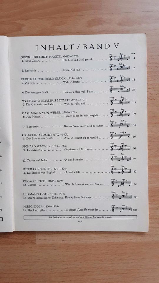 Gesang   Opern - Duette für zwei Frauenstimmen (3849b) in Rösrath