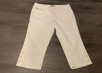 Esprit Damen Jeans Capri Gr 38 / M Weiß Niedersachsen - Edewecht Vorschau