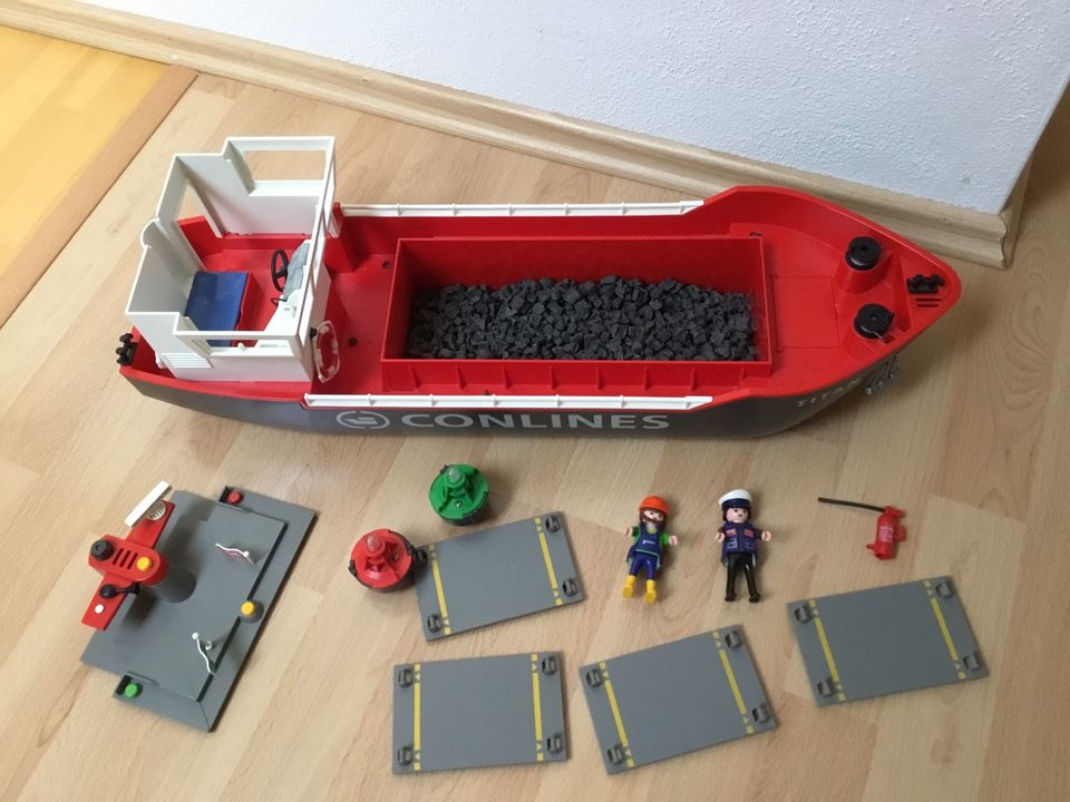 Playmobil großes Frachtschiff 4472 Containerschiff Conlines in Schwabmünchen