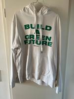 Replay Sweater Hoodie Kapuze weiß grün Build a green Future XL Düsseldorf - Stadtmitte Vorschau