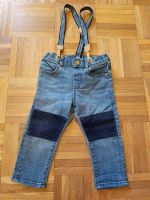 Jeanshose mit Hosenträger von H&M Gr. 80 Bayern - Scheinfeld Vorschau