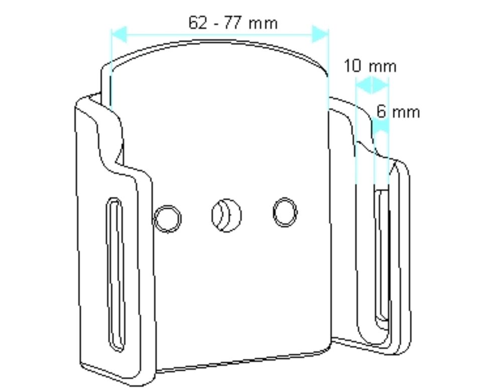 BRODIT Gerätehalter 511428 für Apple iPhone 5/12/13 Mini/SE in Paderborn