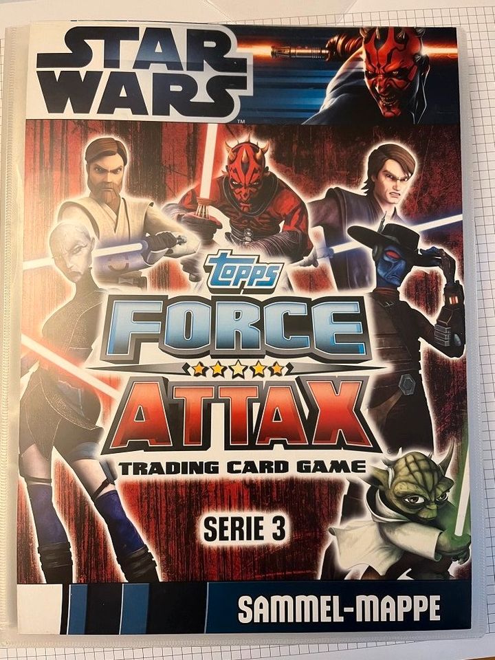 Star Wars Force Attax Serie 3 Clone Wars (komplett) in Preetz