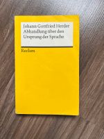 Johann Gottfried Herder: Abhandlung über den Ursprung der Sprache Köln - Porz Vorschau