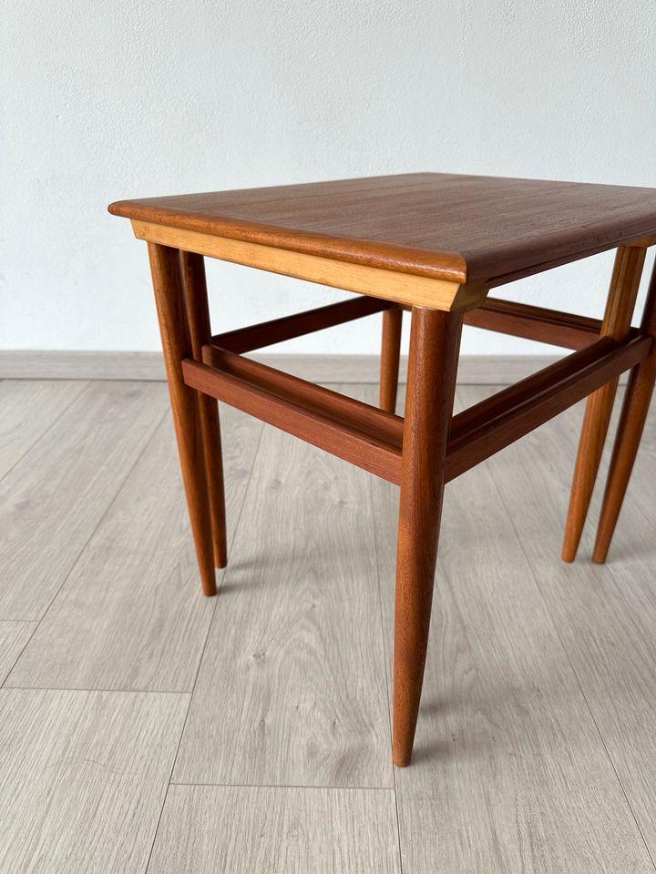 Dänische Teak Satztische/Couchtische Retro MidCentury, 60er in Mülsen