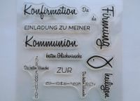 Clear Stamps Konfirmation Kommunion Einladung Glückwunsch Stempel Rheinland-Pfalz - Lauterecken Vorschau