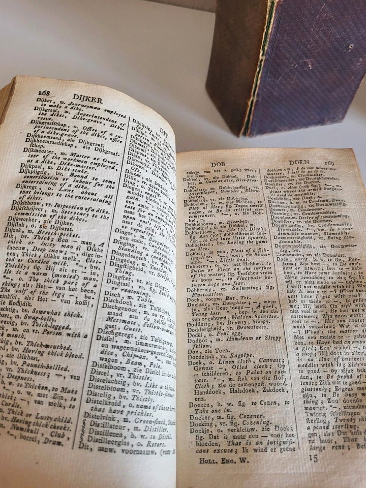 Alte Bücher Niederlande Bibel 1818 Wörterbuch 1832 Testament 1881 in Stuttgart