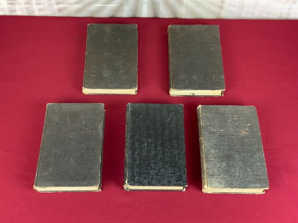 5x ANTIKES BUCH SCHILLER `S SÄMTLICHE WERKE AUS 1835 UND 1836 - Versand kostenlos - Wir sind für Sie da lokal in 86830 Schwabmünchen oder online ARTHOME24 in Schwabmünchen