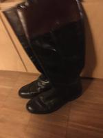 Schwarze elegante Stiefel, 1x 4 1/2 Leder München - Maxvorstadt Vorschau