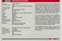 Karte Michael Schumacher Benetton Renault Sachsen - Callenberg b Hohenstein-Ernstthal Vorschau
