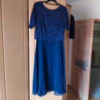 festliches Kleid blau mit Spitzen Vera Mont Bayern - Schwarzenfeld Vorschau