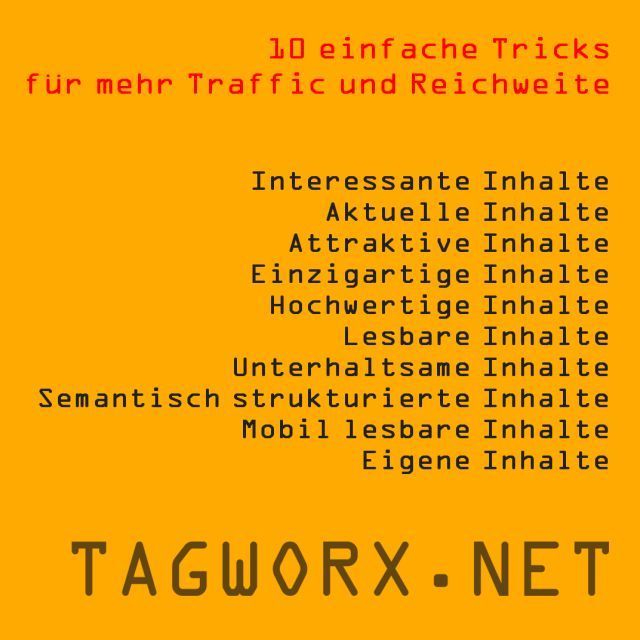 Neue Website, Onlineshop, Online Marketing - TAGWORX! in München