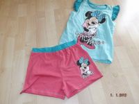 Shorty Shirt Short Disney Micky Minnie türkis rosa 128 134 NEU Hessen - Florstadt Vorschau