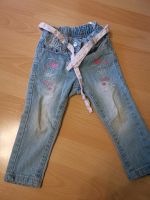 Süße Jeans mit Stickereien Gr. 74 Bayern - Rosenheim Vorschau