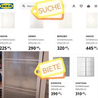IKEA PAX Schiebetürenset Holz weiß Dortmund - Oestrich Vorschau