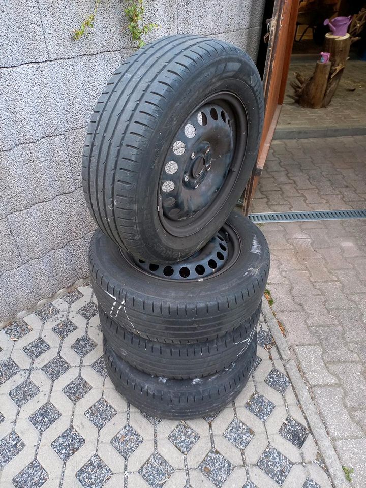 Vag Sommer Kompletträder 195/65R15 91V Lochkreis 5x112 Hankook in Schleusingen