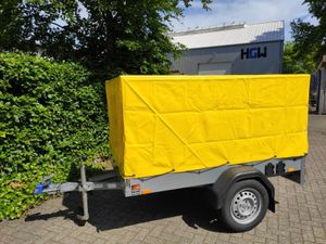 Anhänger - PKW- Anhänger - 600kg mit Alu-Aufbau in Niedersachsen - Nordhorn, Gebrauchte Auto-Anhänger kaufen