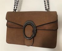 Wildlederimitat Handtasche Crossbody braun Cognac München - Thalk.Obersendl.-Forsten-Fürstenr.-Solln Vorschau