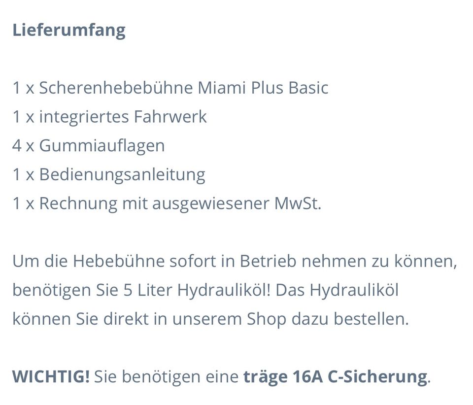 #11/05  Kurzhub Scherenhebebühne Basic in Schmidmühlen