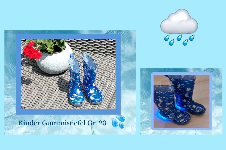 Kinder Regenstiefel mit Blinkfunktion in Freital