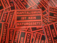 100x "Kapitalismus ist kein Naturgesetz" Sticker - Aufkleber Sachsen-Anhalt - Landsberg (Saalekreis) Vorschau