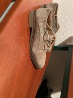 Velourleder Schuhe von Varese in beige Gr.38 guter Zustand Hessen - Gernsheim  Vorschau
