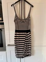 Marc Cain Strick Kleid gestreift Gr. S beige/schwarz Rheinland-Pfalz - Lörzweiler Vorschau