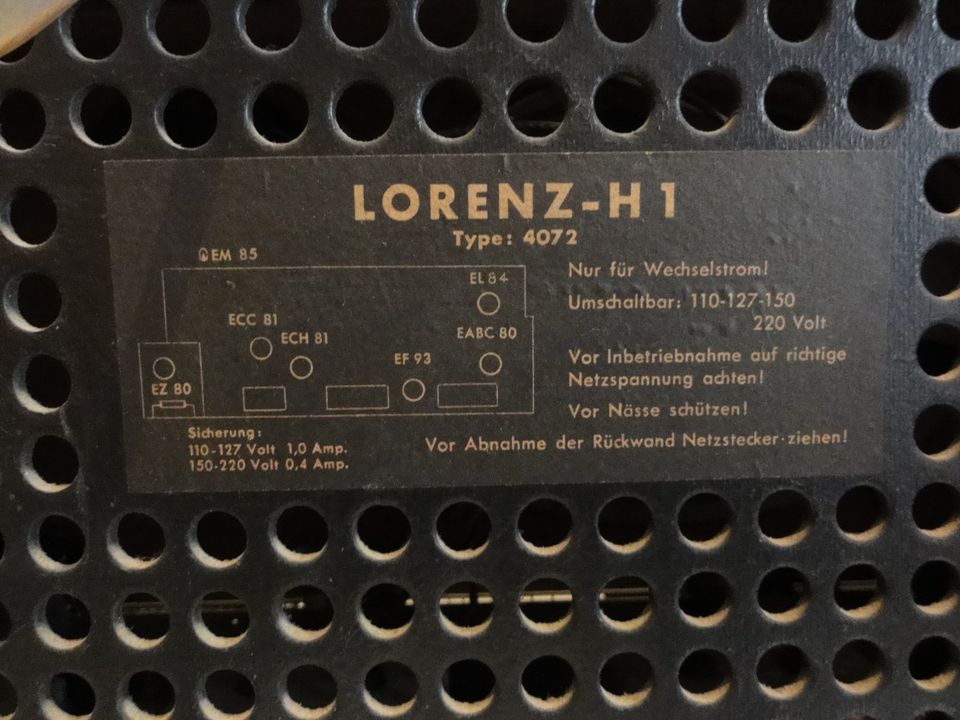 Radio LORENZ - H1 in Frammersbach