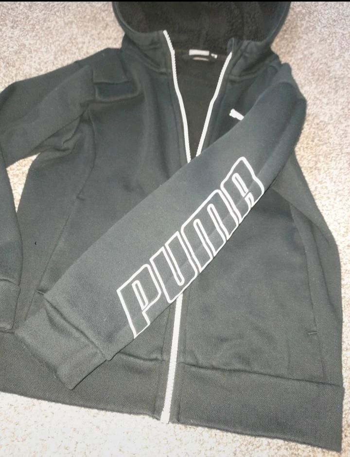 Puma Jungen Sport Jacke Schwarz Größe 140 in Bad Münstereifel