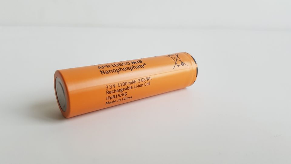 Lithium Werks APR18650M1B 1100mAh 3,3V LiFePo4 Akku NEU in Ettenheim