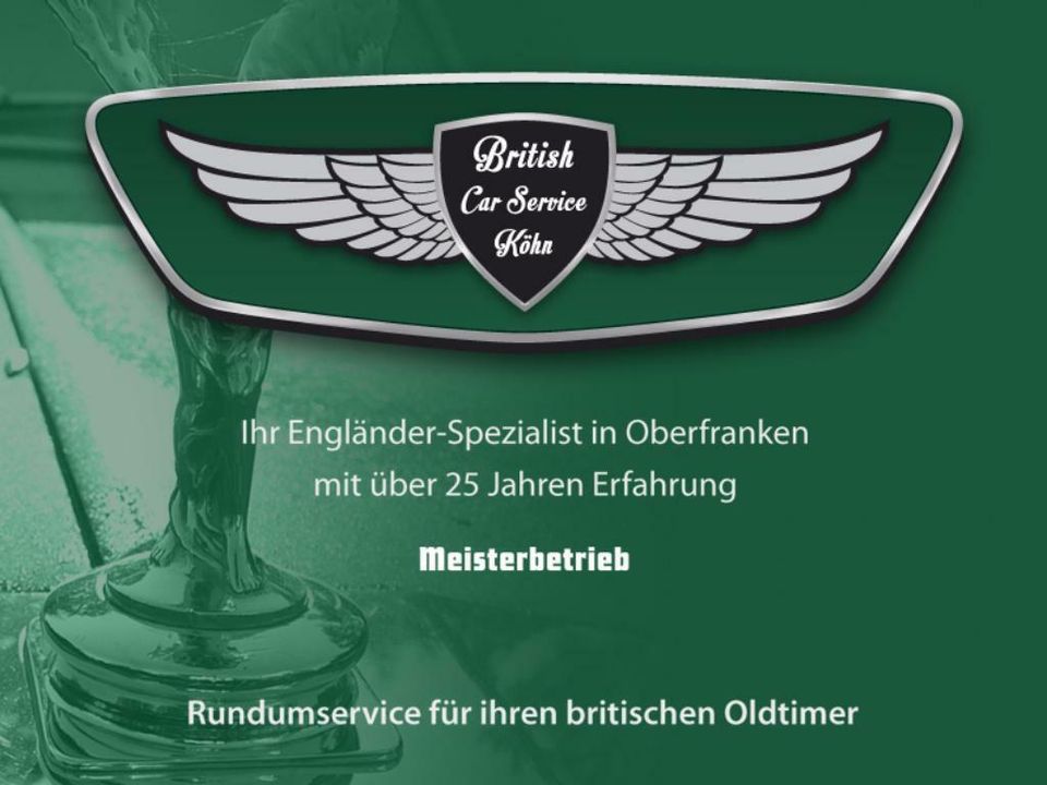 British Car Service Dienstleistung Kfz Werkstatt für Oldtimer in Altenkunstadt