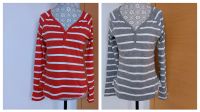 Vero Moda | grau rot Longsleeve Gr. XS | gestreiftes Sweatshirt Dresden - Dresden-Plauen Vorschau