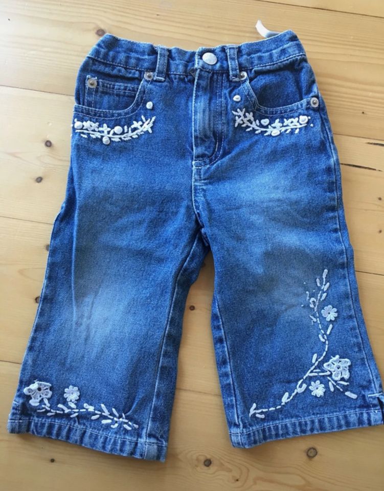 Hose, Jeans mit Stickereien, Gr. 80, ZEP in Konstanz