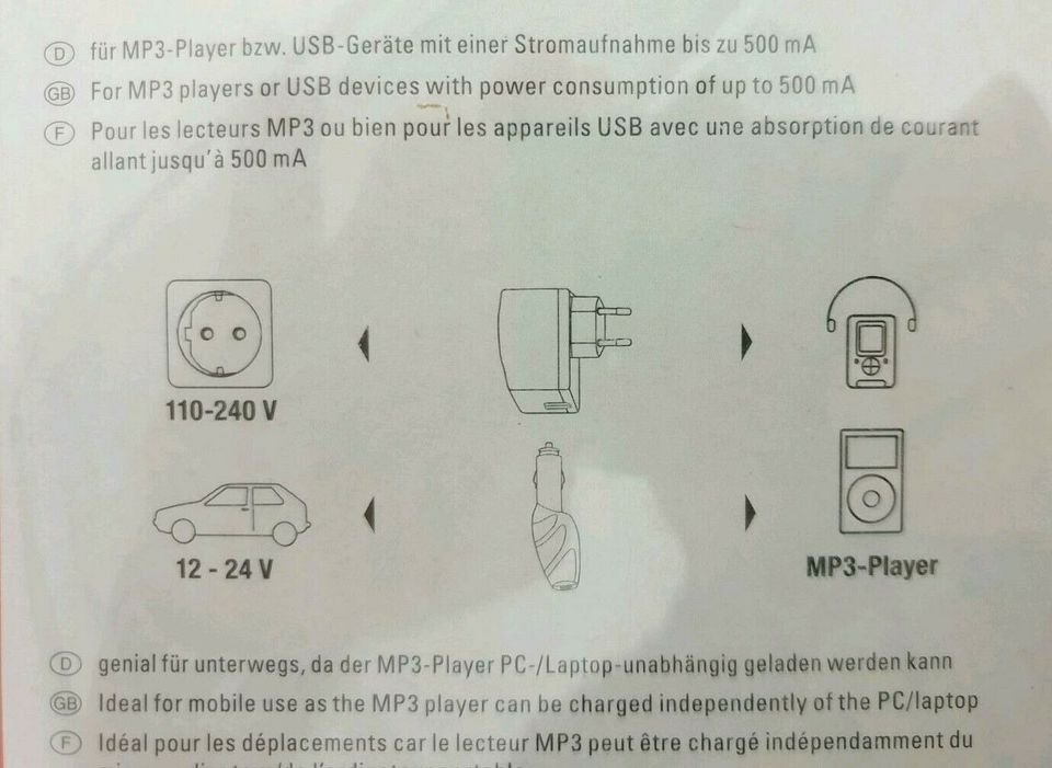 Adapter Handy Ladekabel Auto Hama in Sindelfingen