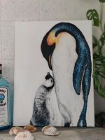 Pinguin Tierbild Wandbild Unikat Kunst Malerei LeinwandKeilrahmen Nordrhein-Westfalen - Oberhausen Vorschau