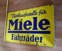 Beidseitige Miele Fahrräder Original Schild , Rarität von 1938! Kr. Altötting - Winhöring Vorschau