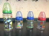 Set 4 x Nuk Fläschchen Flasche Babyfläschchen Baby Neu! Thüringen - Weinbergen Vorschau
