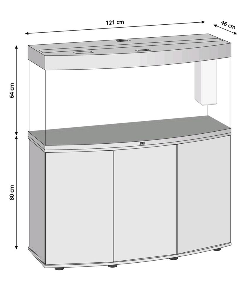 Juwel Vision 260l Aquarium in Kletkamp